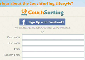 沙发冲浪（Couchsurfing）