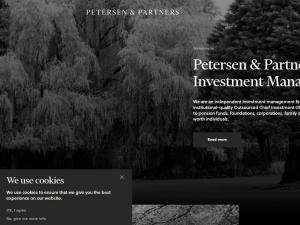 petersen&partners投资金融网站设计欣赏